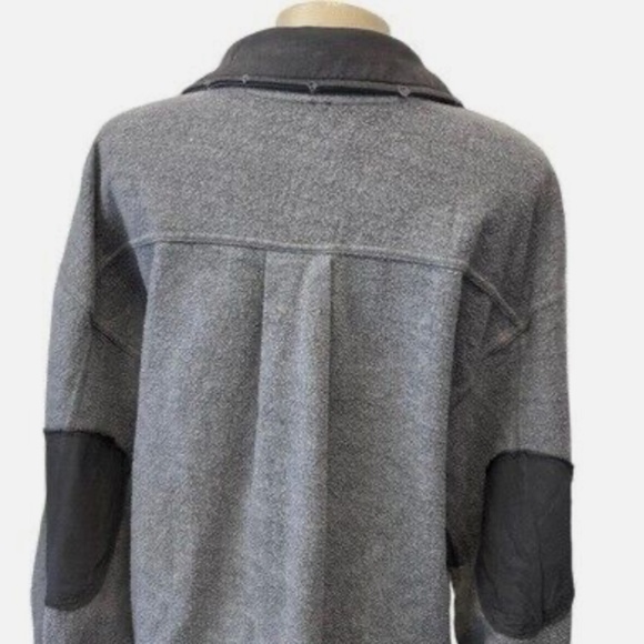 Free People Ruby Jacket in Incense Gray sz small EUC - Picture 7 of 8